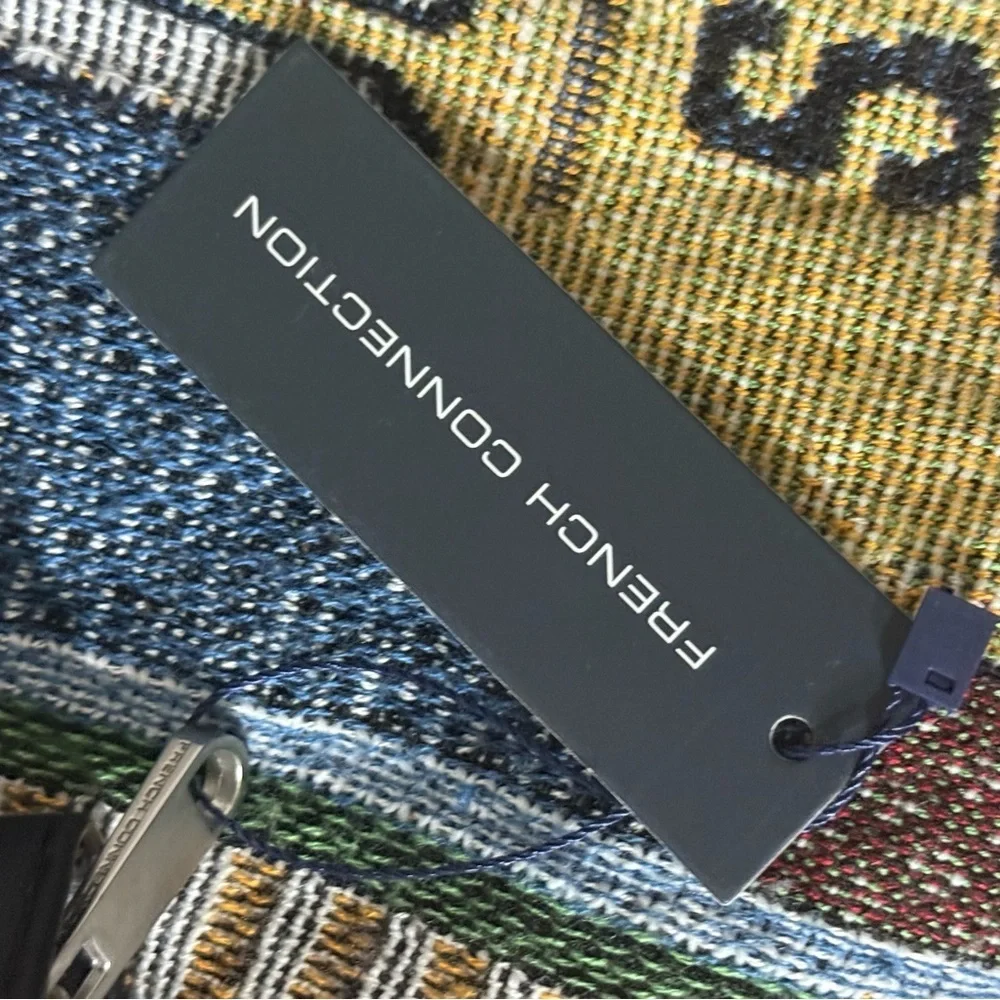 French Connection Black Leather Accessory